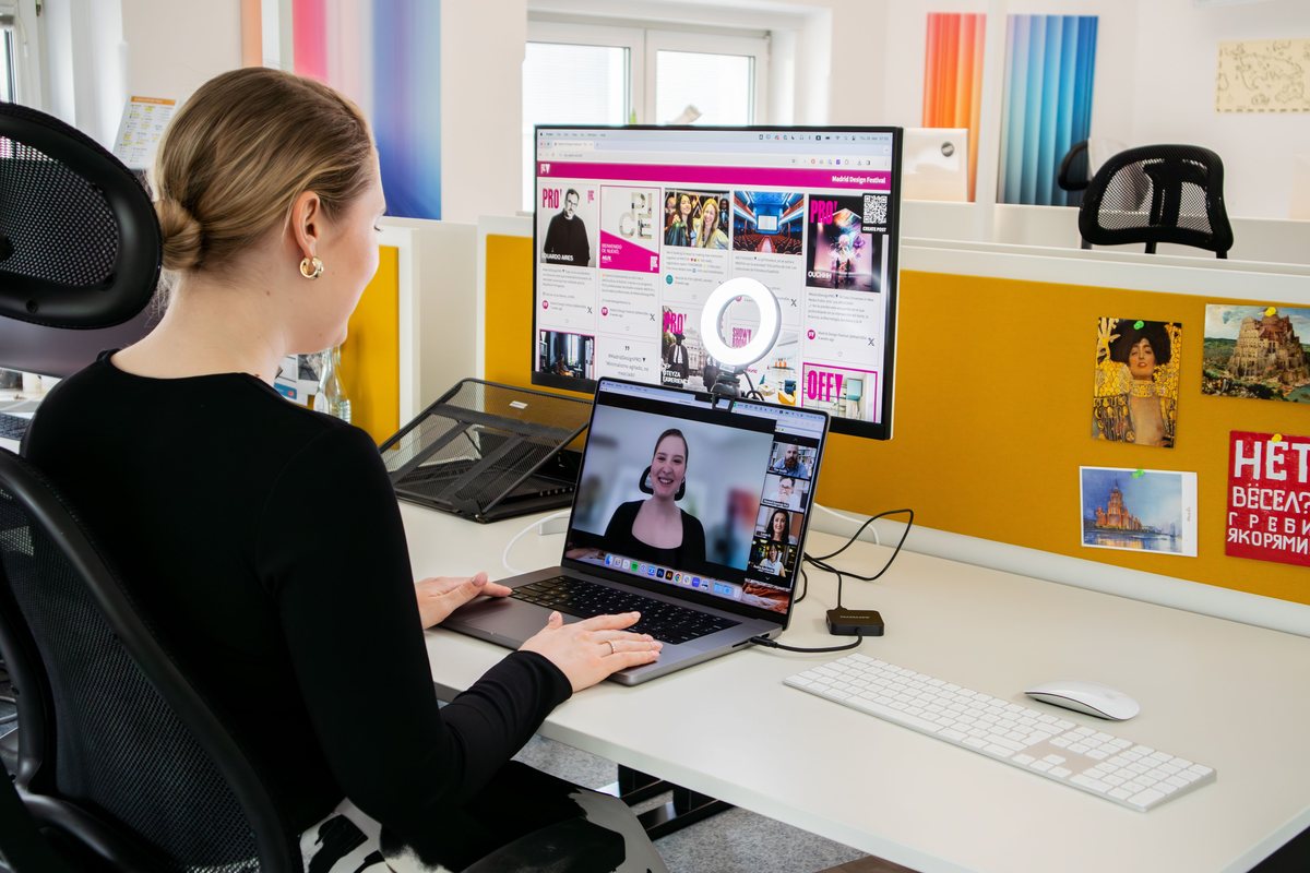 A founder joining a video-conference company incorporation call.